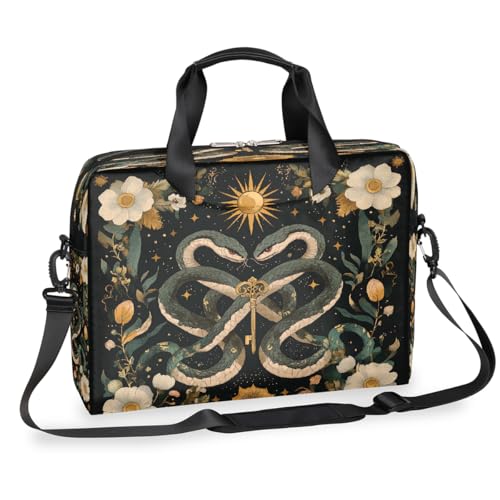 Sacoche ordinateur portable 14 pouces résistante à l'eau avec motif soleil