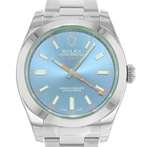 Rolex Milgauss 40 Blue Dial Stainless Steel Men's Watch 116400gv2
