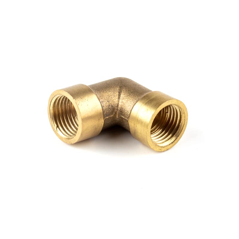 Conector neumático en L hembra de 1/4 pulgada en latón para agua 7