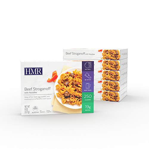 HMR Beef Stroganoff with Noodles Entree, 8 oz. Servings, 6 Count
