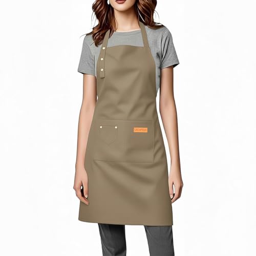 ursapela Kitchen Cooking Apron for Women Men Water-Resistant Artist Barista Baking Craft Catering...