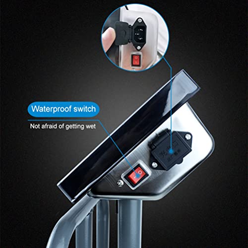 Báscula digital plegable pesada 660lbs con pantalla LED miniatura 4