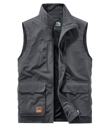 Btmpmcs Herren Outdoor Weste Leicht Atmungsaktiv Schnelltrocknende...