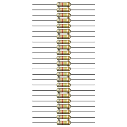 Image of 820k Ohm Resistor 1 /4W 5% Tolerance, Pack of 100 (820k Ohm)