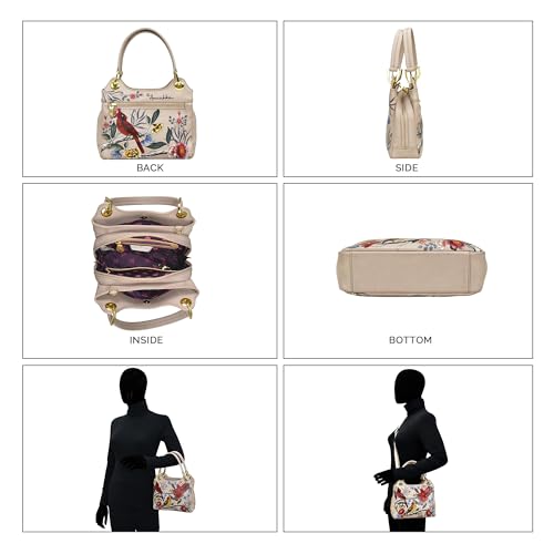 Image of Anuschka Satchel with Crossbody Strap-708