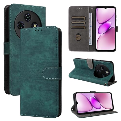 �Ή��@�� for Oukitel C5 2025 �g�ѓd�b�P�[�X,PU���U�[�A�t���b�v�P�[�X�J�o�[,�Ή��@�� for Oukitel C5 2025 �X�}�z�P�[�X, Green