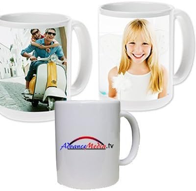 Custom Photo Coffee Mugs, Large 15oz Ceramic Mug, w/Picture, Text, Logo, His, Hers, Office, Gifts
