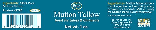 Mutton Tallow, 1 Oz. #TOP1