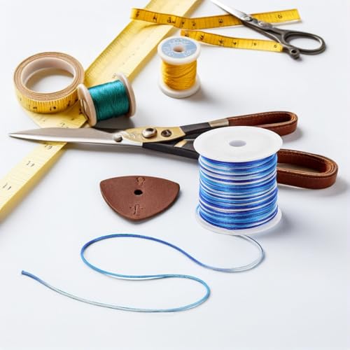 Cuerda para hacer pulseras de macramé y crear joyería artesanal multicolor 8
