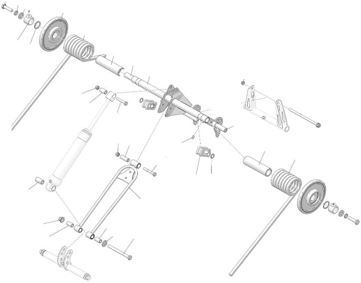 Polaris 7041941-067 Black Right Hand Torsion Spring 2001-2023 Indy Trail XC SP