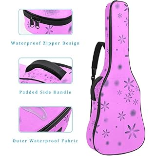 Housse de transport étanche pour guitare avec bandoulière réglable Motif dessin animé, Multicolore 10., 42.9×16.9×4.7 in… - Les Beatles, Paul McCartney, John Lennon, RIngo Starr, George Harrison Housse de transport étanche pour guitare avec bandoulière réglable Motif dessin animé, Multicolore 10., 42.9x16.9x4.7 in… – Image 4