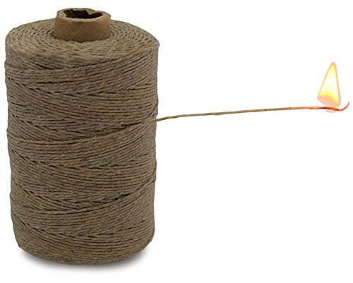 Bean Products Hemp Twine - High Tensile Strength And Durable - Made With 100% Hemp - Perfect For Jewelry, Arts & Crafts, Decoration, Cooking - 1Mm Waxed, 300G/700 Ft. - 20 Lb. Test Strength - Natural #TOP4