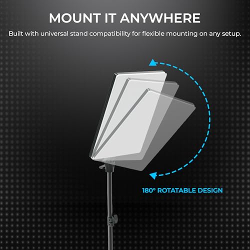 Image of Digitek (DPL 019) Ultra Slim Bi-Color 80W LED Panel Light, 2700K-6500K, 480 LEDs, 180 Rotation, Dimmable, Remote Control, ABS Body for Studio & Content Creation