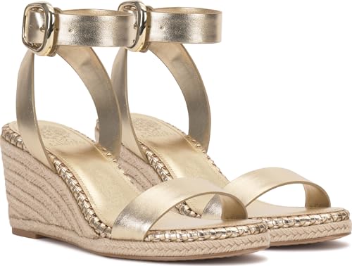 Image of Vince Camuto Fainel Ankle Strap Espadrille Wedge Sandals