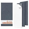 Millcalm Acoustic Panels,4 Pcs Peel and Stick Panels,47.2"x23.6"x0.47”,Gray