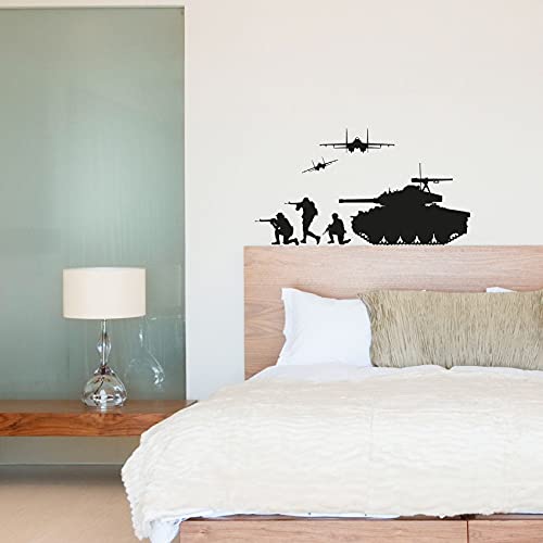 Vinilo decorativo tanque militar tamaño 8x10 pulgadas miniatura 4