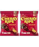 Cadbury Cherry Ripe Chocolate Share Pack – 2 Packs of 12 Bars (180g Each) – Made in Australia
