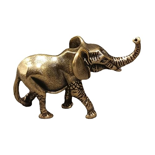 Éléphant en laiton fabriqué à la main, symbole de force et sagesse