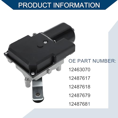 Image of No.12463070 /12487617 Windshield Wiper Motor for Buick Lesabre 2000-2005 for Cadillac Deville 2000-2005 / Front Wiper Motor / 8 Pin Replacement / 1Pcs
