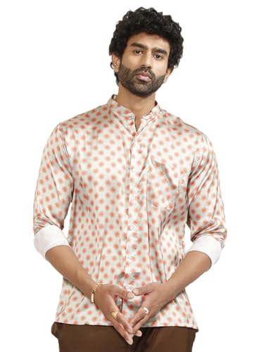 Chemise en satin manches longues anti-plis style soie pour grandes occasions