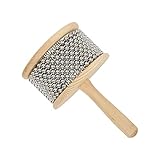 Fácil de tocar: agite la cabasa con la mano para producir sonidos maravillosos y crear varios efectos rítmicos.