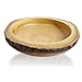 RoRo Handcarved Wood Guacamole Soup and Salad Bowl, 12 Inch Live-Edge Bark