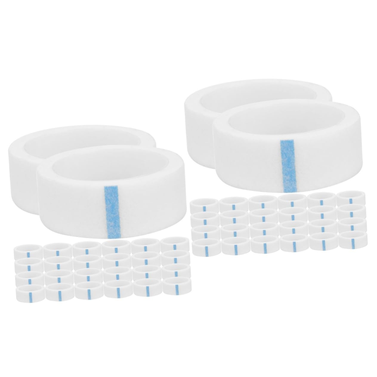 Mipcase 40rolls Lashes Eyelash Extension Tape Gentle Non Woven Lash Tape for DIY Extensions Strips