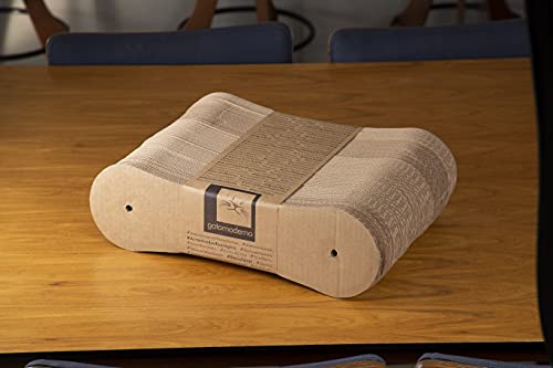 gatomoderno Refil de Arranhador para Gatos de Papelão Kraft, Modelo Spin