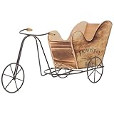 Décoration vélo – la forme unique de cet objet inspiré du vélo ajoute une touche de charme et de caractère à n'importe quel espace. pot de fleurs vélo rétro
