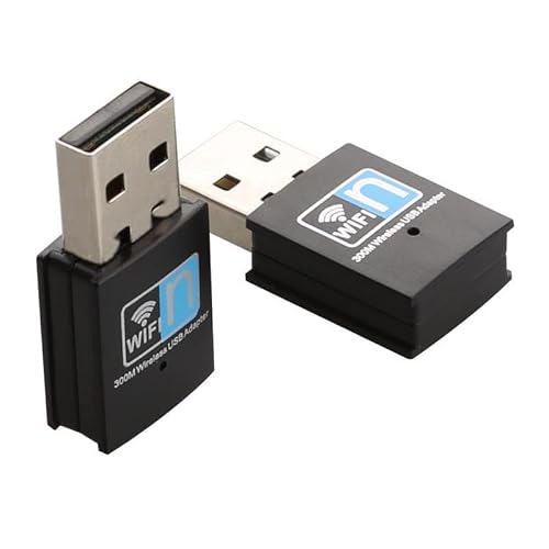 300Mbps USB WiFi Adapter, Wireless LAN Network Card Adapter Stick USB 2.0 Dongle for Desktop Laptop PC Windows 10 8 7 XP MAC OS (Plug-and-Play for Windows10) - Thumbnail 2