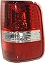 Garage-Pro Tail Light Compatible with FORD F-150 2004-2008 RH Lens and Housing Red/Clear Styleside New Body Style