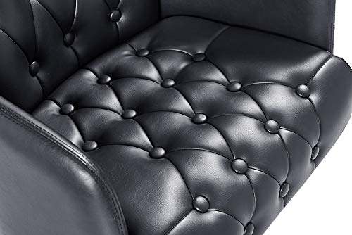 Beauty Salon Chair Hydraulic Salon Styling Chair – Yume Styling- Black #TOP4