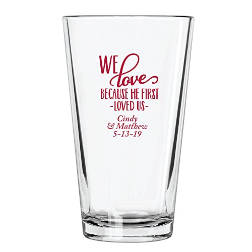 Vaso personalizado impreso color rojo pack 144