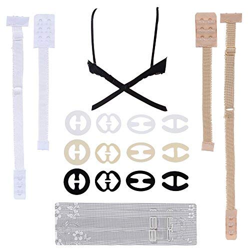 Rovtop 12 pcs Pinzas y 3 Pares de Tirantes para Alargador del...