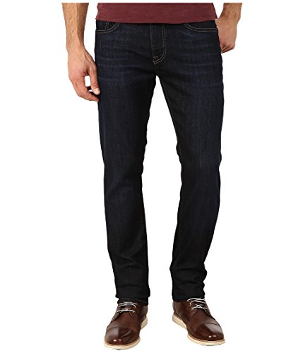 Mavi Jake Men's Regular Rise Slim Leg Jeans, Slim Fit Jeans for Men, Rinse Brushed Williamsburg, 30 x 30