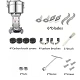 LEJIEYIN Grain Mill Electric 750g Electric Mill Stainless Steel Graingrinder & Commercial Motor Grinding Stone Mill Grain with 2000W 25000 RPM for Nuts/Cereals with Overload Protection - Image 7