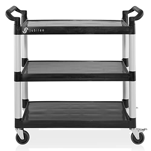 Jubilee Heavy-Duty 3-Tier Utility Service Cart With Wheels, 40.25" X 38.5" #TOP1