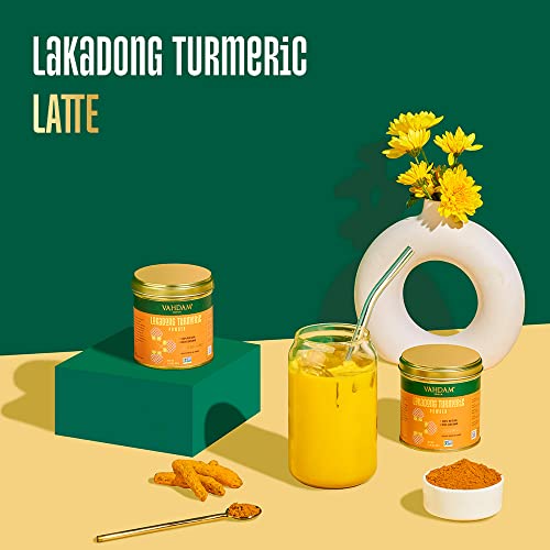 Image of VAHDAM, Lakadong Turmeric Powder w /High Curcumin (1.7oz /50g) 100% Raw from India, Gluten-Free, Non-GMO | Premium Quality & Aroma | Direct from Source