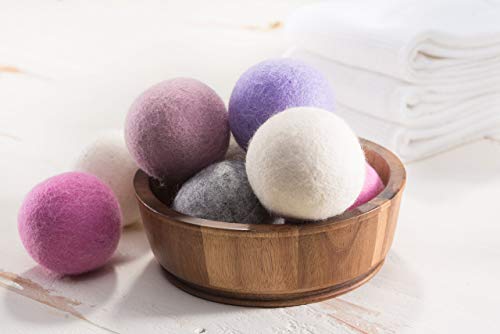 Woolzies Wool Dryer Balls Organic: Our Big Wool Spheres Are The Best Fabric Softener | 6-Pack Xl Dryer Balls For Laundry Is Made With New Zealand Wool | Use Laundry Balls For Dryer With Essential Oils #TOP4