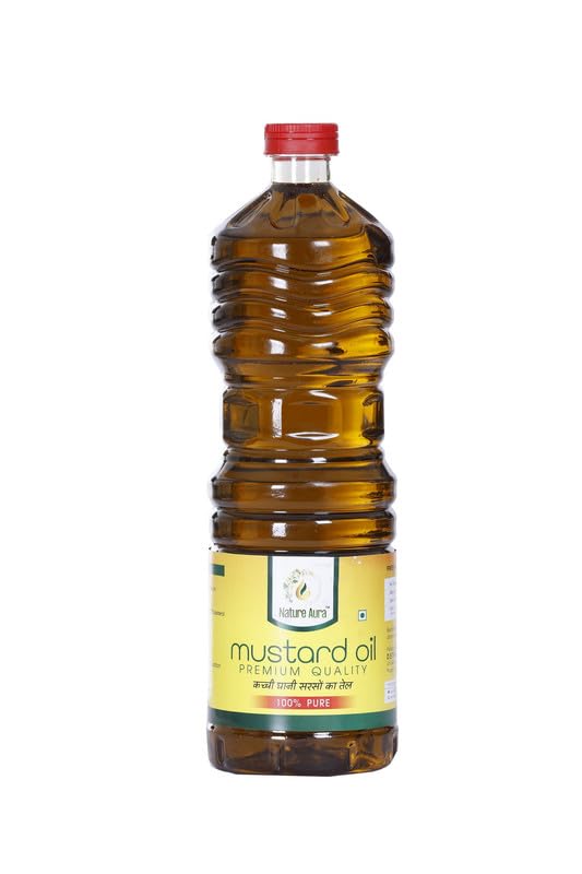 Nature Aura Kachi Ghani (Kolhu) Mustard Oil Pet Bottle 1-LTR | Cooking oil For All Types Of Dishes (B0DCC4J1C3) Amazon Price History, Amazon Price Tracker
