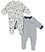 Amazon Essentials Disney Star Wars Marvel Cotton Footed Sleep And Play Traversine, Confezione da 2 Bambino, 9 Mesi, Pacco da 2