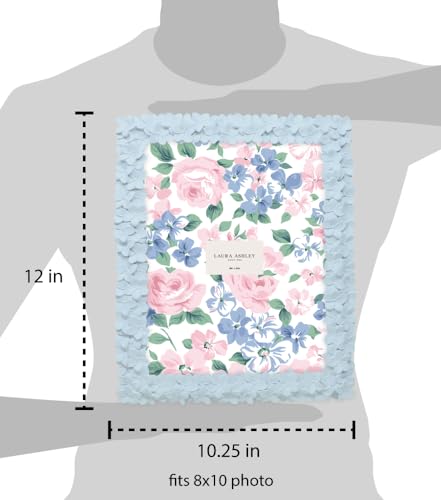 Laura Ashley Bilderrahmen aus Kunstharz, 20,3 x 25,4 cm, mit Staffelei und Haken für Tisch- und Wanddekoration, dekoratives Blumendesign… – Ansicht 3