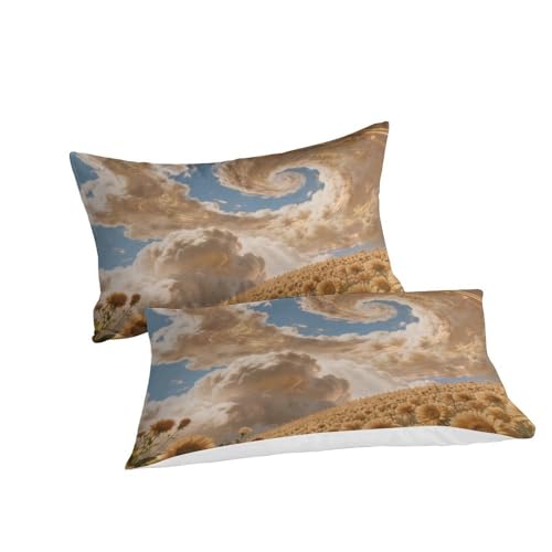 Housse de couette nuages pour s'endormir sereinement chaque nuit