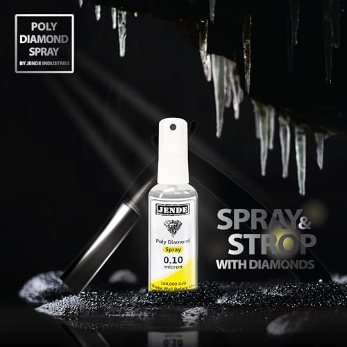 Jende 0.10 Micron Poly Diamond Stropping Spray 50ml |Custom Formulated for Knives & Razors by Jende - Image 2