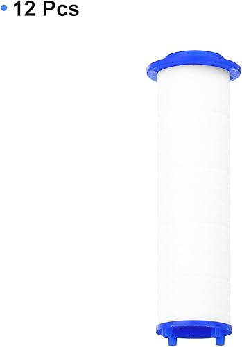 Miniatura 3 de uxcell 12 piezas de filtro de cabezal de ducha de 3 pulgadas PP cartucho de filtro de algodón de repuesto de alta presión ventilador de mano juegos