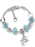 4 verschiedene Größen: Wir bieten versilbertes Charm-Armband mit 14 cm/ 16 cm/ 18 cm/ 20 cm und 5 cm/ 2 Zoll Verlängerungskette zur Auswahl. Bitte wählen Sie eine näher an der Größe des Handgelenkumfangs liegende und fügen Sie 1 oder 2 cm hinzu ( Berechnen Sie nicht die verlängerte Kettenlänge), um zu kaufen