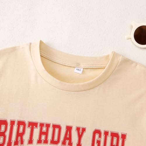 Image of GLIGLITTR 10th Birthday Girls Shirt 10 Year Old Birthday Girl Tshirt Est 2015 Kids Girl Ten Bday Party Short Sleeve Tee Tops