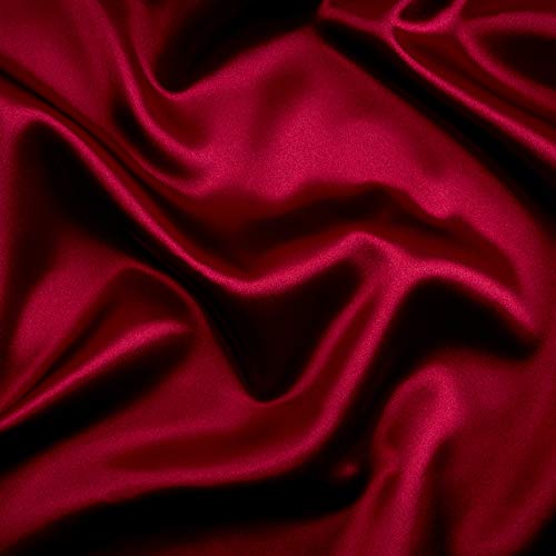 Ben Textiles Inc. BRIDAL SATIN Burgundy, Fabric By The Yard thumb #3