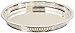 Elegance Silver 8924 Round Silver Plated Gallery Tray, 12-3/4"