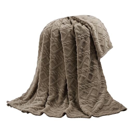 AOOOWER Manta cálida de invierno de peluche, suave al tacto, chal de oficina que añade calidez, manta de aire acondicionado